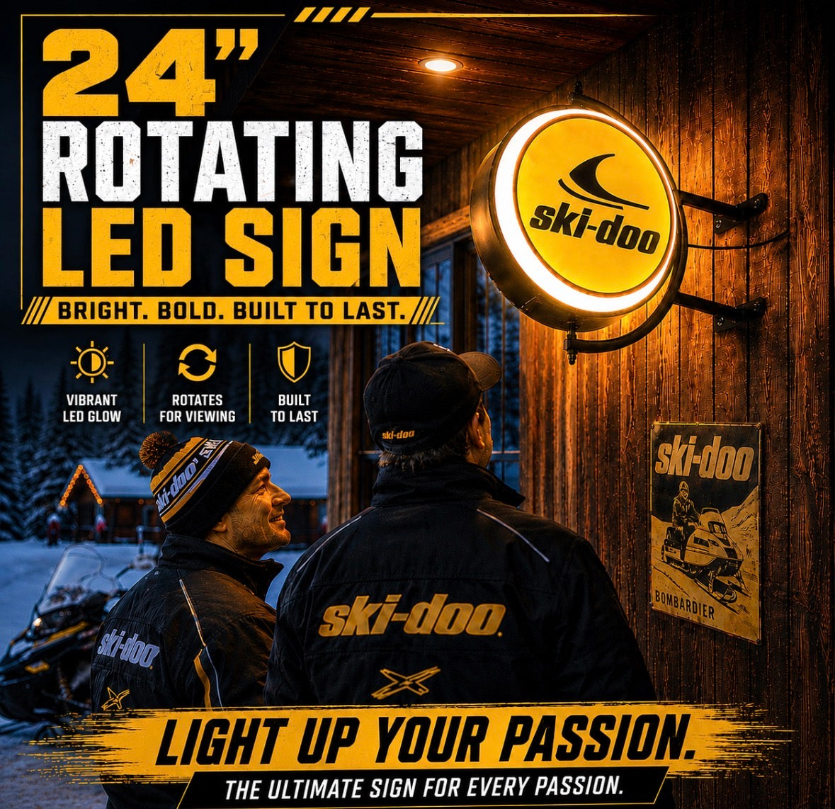 Pivoting Sign 24” PIVOTING MODEL – Tagged