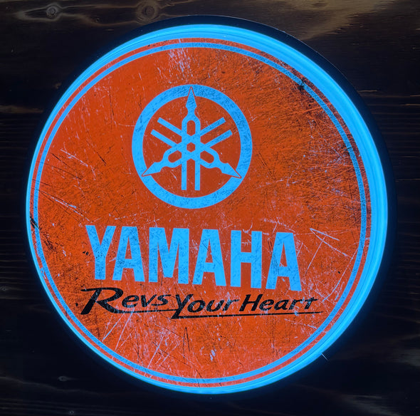 Yamaha 18" Backlit LED Button Sign Design #W5000