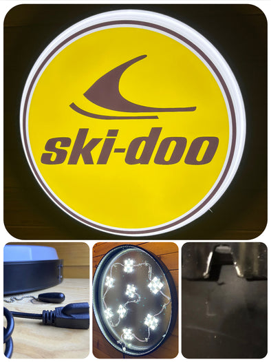 Skidoo 30" Backlit Button Sign Design #BB5072
