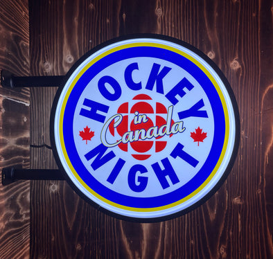 Hockey Night In Canada 20" LED Fixed Flange Sign Design #F7011