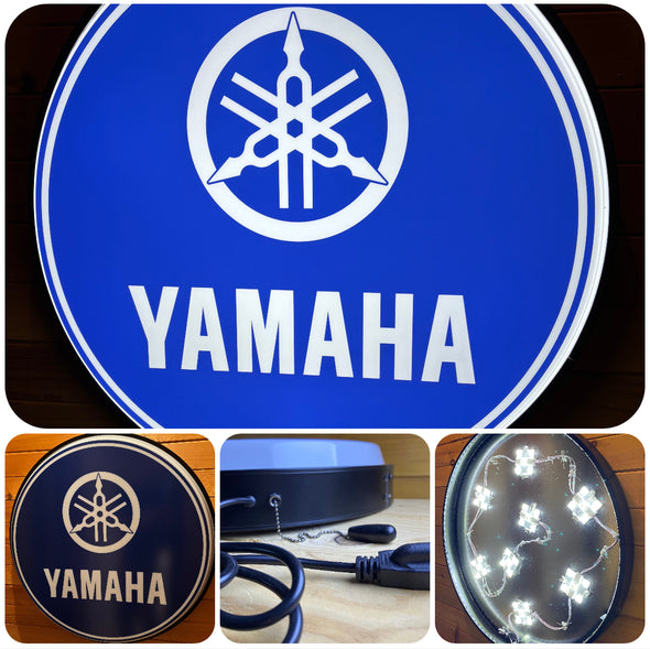 Yamaha 30" Backlit LED Button Sign Design #BB5078