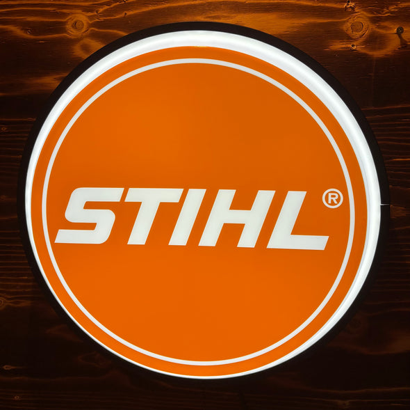Stihl 18" Backlit LED Button Sign Design #W5046