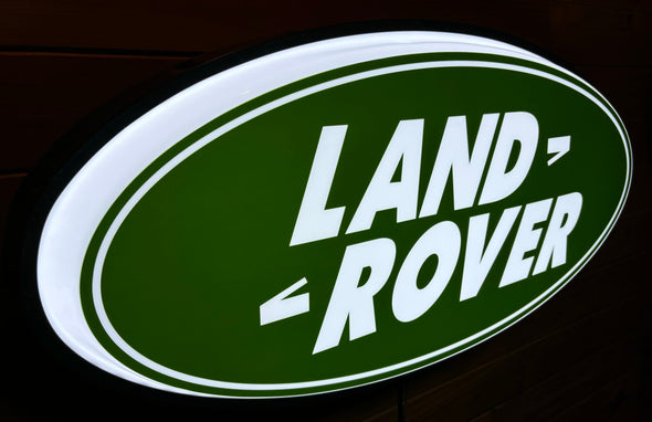 Land Rover 32" Backlit LED Oval Sign Design #V7214