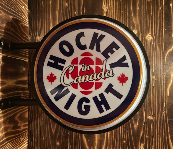 Hockey Night In Canada 20" LED Fixed Flange Sign Design #F7011