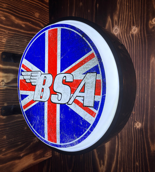 BSA 20" LED Fixed Flange Sign Design #F5045