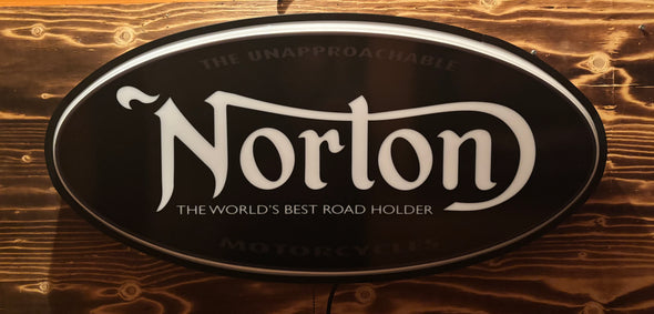 Norton Motorcycles 32" Backlit LED Lighted Sign Design #V7229