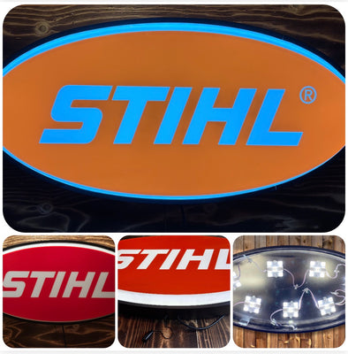 Stihl 32” Backlit LED Oval Sign Design #V7154