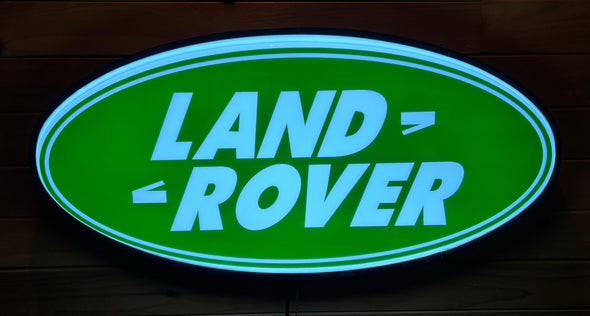 Land Rover 32" Backlit LED Oval Sign Design #V7214