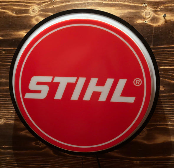 Stihl 18" Backlit LED Button Sign Design #W5046