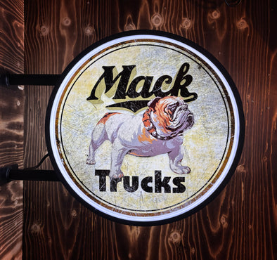 Mack Trucks 20" LED Fixed Flange Sign Design #F7192