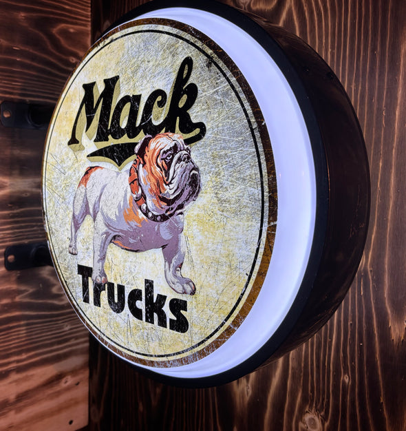 Mack Trucks 20" LED Fixed Flange Sign Design #F7192