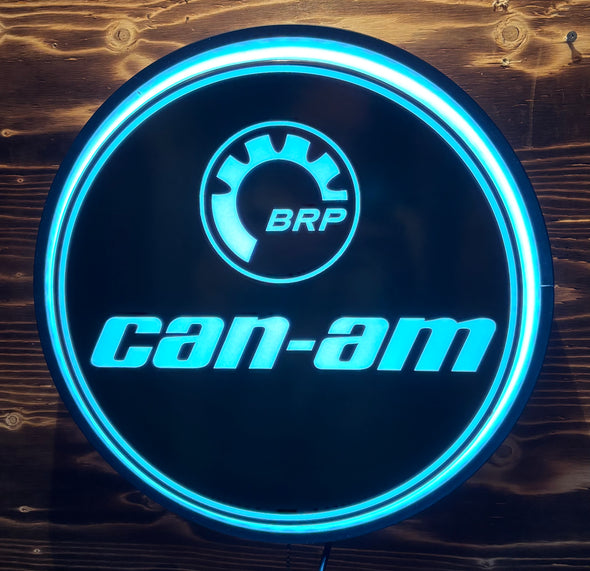 Can-Am 18" Backlit LED Button Sign Design #W5023