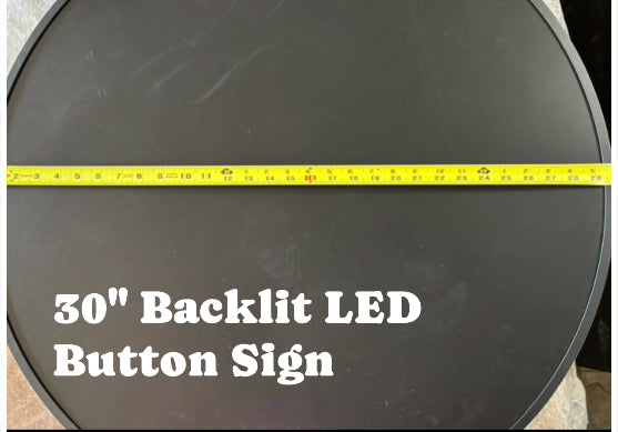 Ferrari 30" Backlit LED Button Sign Design #BB5084