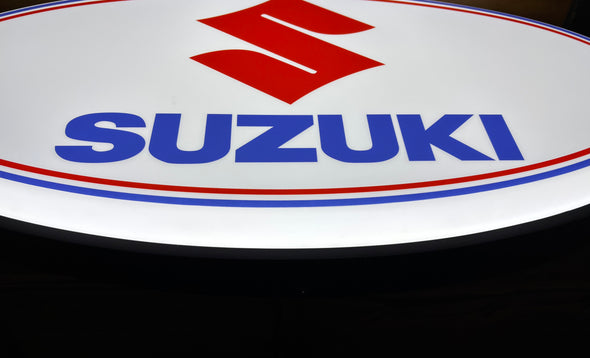 Suzuki 32" Backlit LED Oval Sign Design #V7221