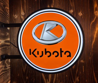 Kubota 20" LED Fixed Flange Sign Design #F5034