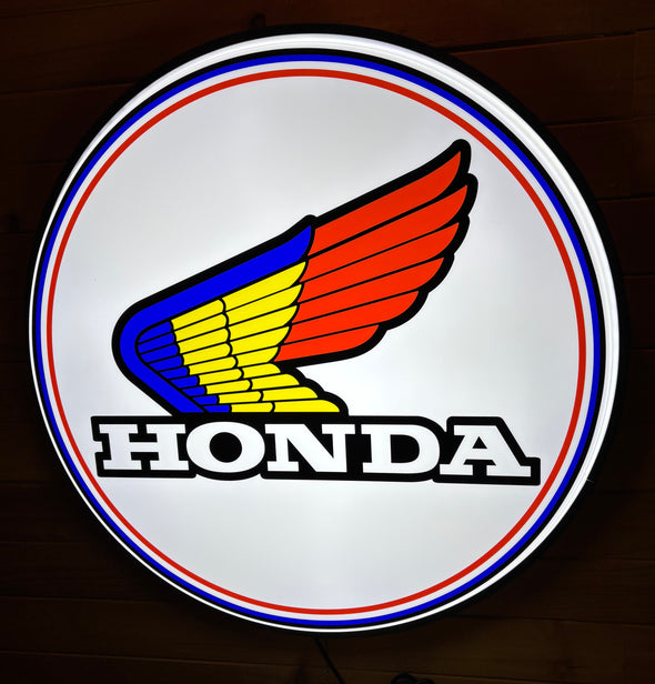 Honda Motorcycle 30" Backlit LED Button Sign Design #BB6143