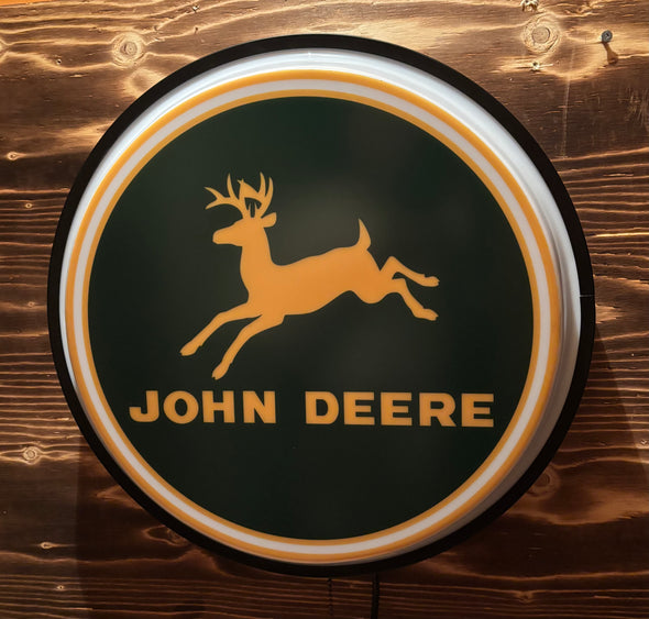 John Deere 18" Backlit Button Sign Design #W5032