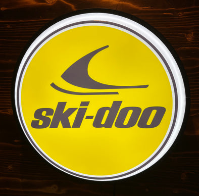 Ski-Doo 18" Backlit LED Button Sign Design #W5072