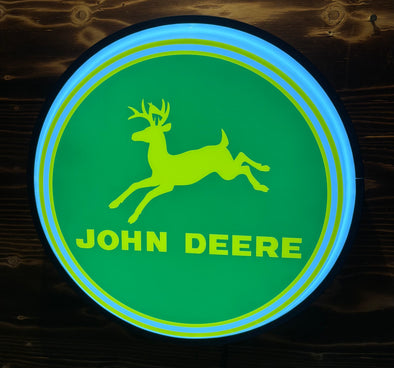 John Deere 18" Backlit Button Sign Design #W5032