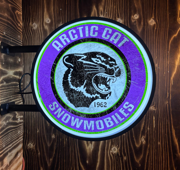 Arctic Cat 20" LED Fixed Flange Sign Design #F5066