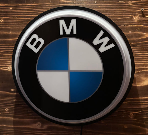 BMW 18" Backlit LED Button Sign Design #W5017