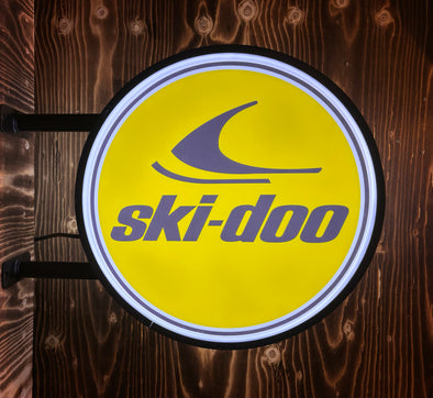 Ski-doo 20" LED Fixed Flange Sign Design #F5072