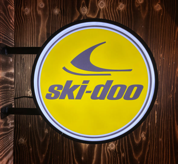 Ski-doo 20" LED Fixed Flange Sign Design #F5072