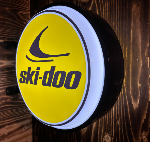 Ski-doo 20" LED Fixed Flange Sign Design #F5072