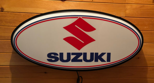 Suzuki 32" Backlit LED Oval Sign Design #V7221