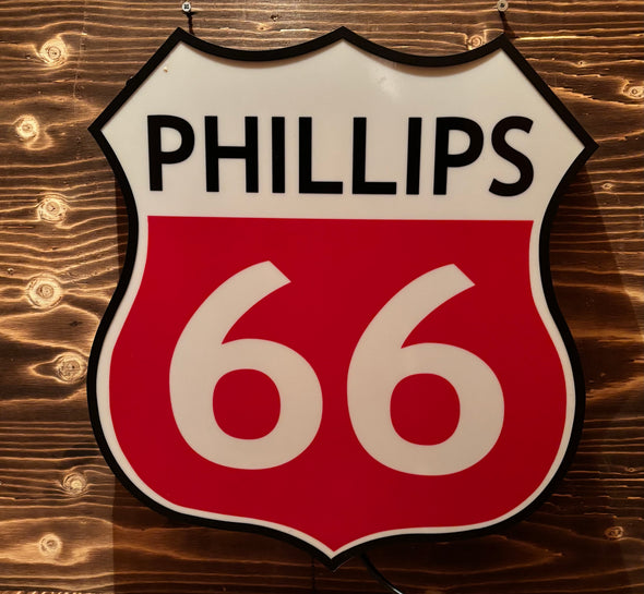 Phillips 66 Backlit 18" LED Shield Design #D7082