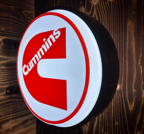 Cummins 20" Two Sided LED Flange Sign Design #F7036