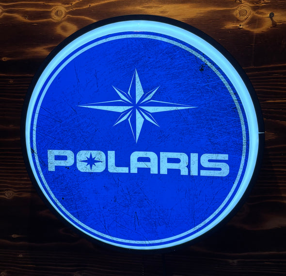 Polaris 18" Backlit LED Button Sign Design #W5009