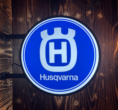 Husqvarna 20" LED Fixed Flange Sign Design #F5060