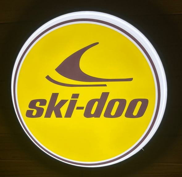 Skidoo 30" Backlit Button Sign Design #BB5072