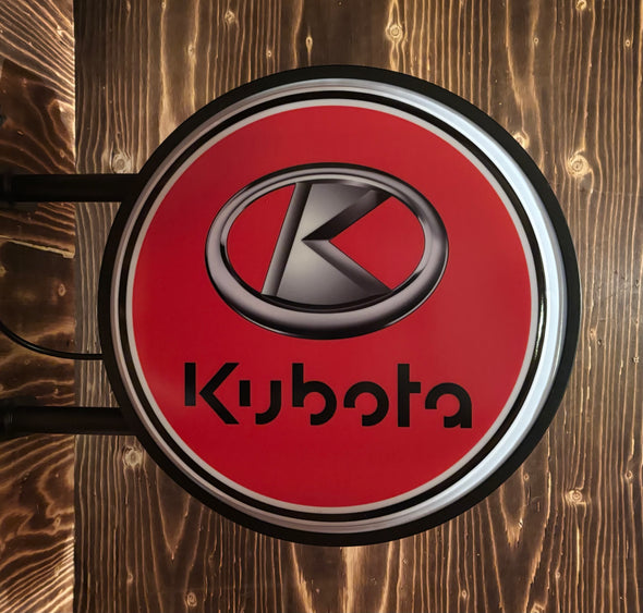 Kubota 20" LED Fixed Flange Sign Design #F5034