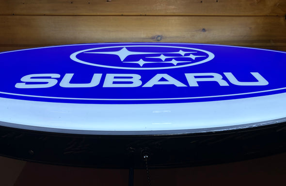 Subaru 32" Backlit LED Oval Sign Design #V7212