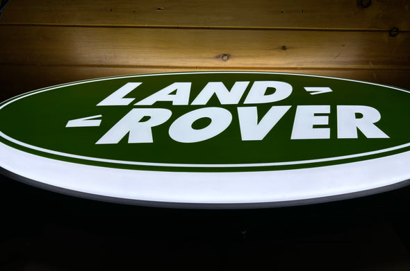 Land Rover 32" Backlit LED Oval Sign Design #V7214