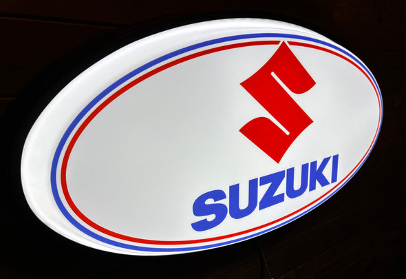 Suzuki 32" Backlit LED Oval Sign Design #V7221