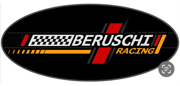 Beruschi Racing Custom Designed 32" Backlit LED Oval Sign