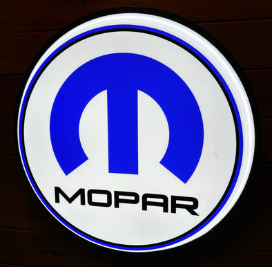 Mopar 18" Backlit LED Button Sign Design #W5080
