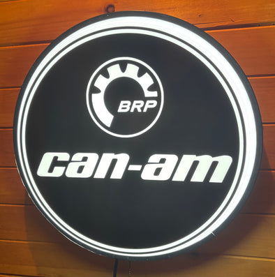 Can-Am 18" Backlit LED Button Sign Design #W5023