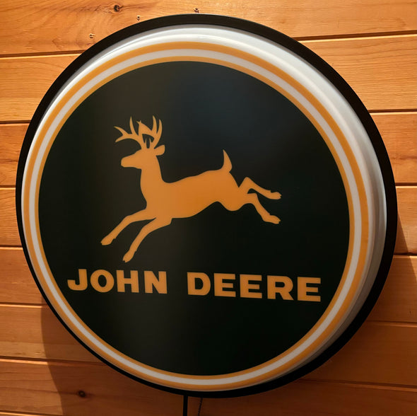 John Deere 18" Backlit Button Sign Design #W5032