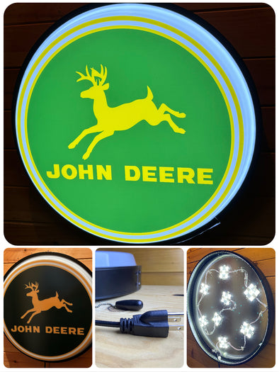 John Deere 30" Backlit LED Button Sign Design #BB5032