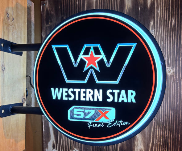 Western Star Final Edition Custom Designed 20" Fixed Flange Sign