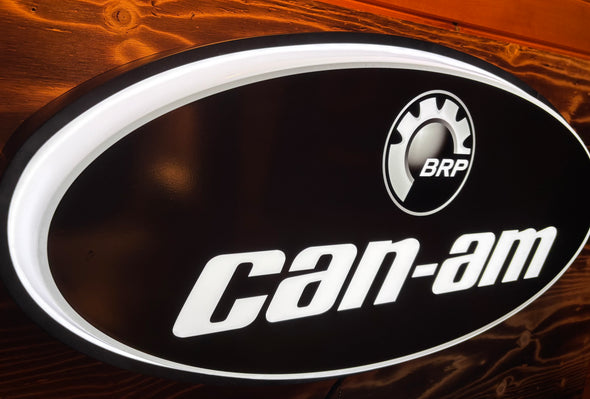 Can-am 32” Backlit LED Oval Sign Design #V7225