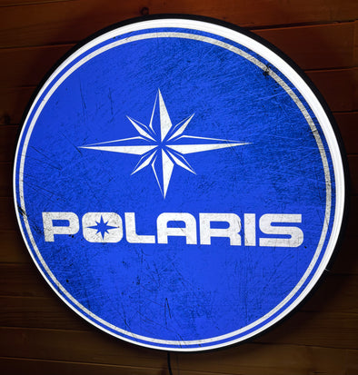 Polaris 30" Backlit LED Button Sign Design #BB5009