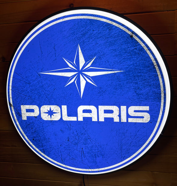 Polaris 30" Backlit LED Button Sign Design #BB5009