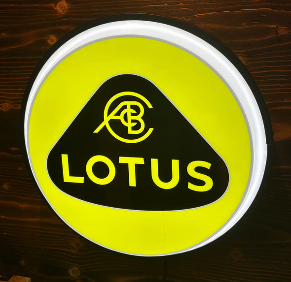 Lotus 18" Backlit LED Button Sign Design #W7207