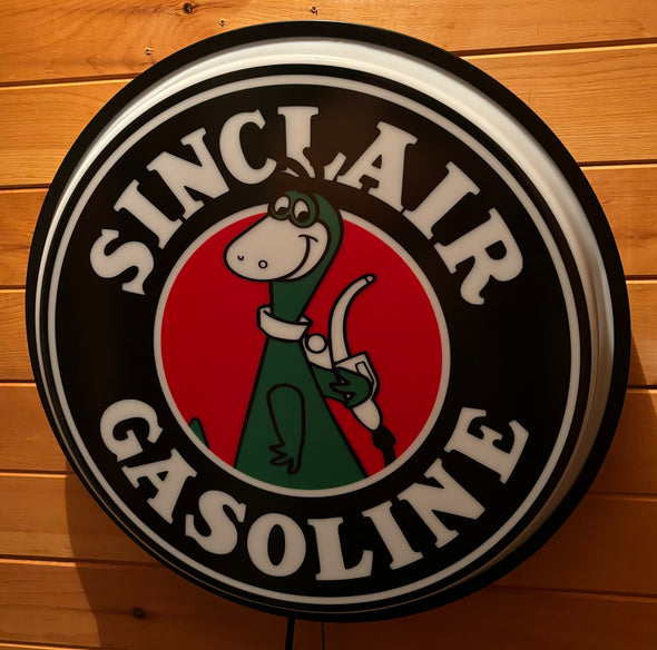 Sinclair Gasoline 18" Backlit LED Button Sign Design #W7137