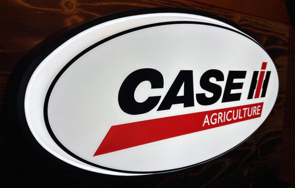 Case Agriculture 32" Backlit Led Oval Sign Design #V7228